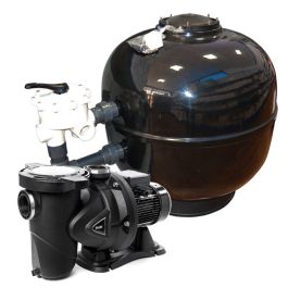 Impianto di filtrazione completo Fiberpool 33 MC/H con pompa DAB 2 cv per piscin